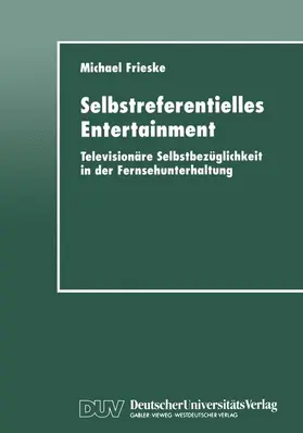  Selbstreferentielles Entertainment | Buch |  Sack Fachmedien