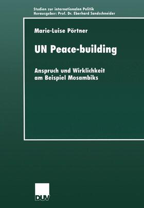 Pörtner |  UN Peace-building | Buch |  Sack Fachmedien