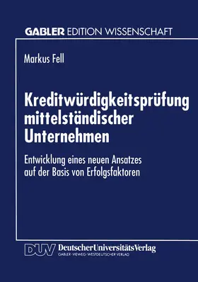  Kreditwürdigkeitsprüfung mittelständischer Unternehmen | Buch |  Sack Fachmedien