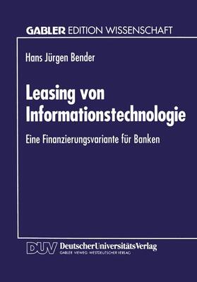  Leasing von Informationstechnologie | Buch |  Sack Fachmedien