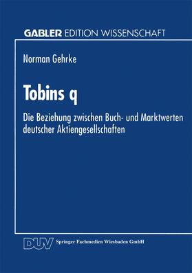  Tobins q | Buch |  Sack Fachmedien