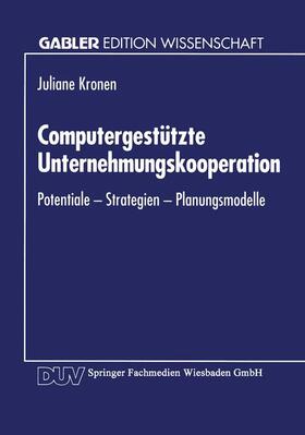  Computergestützte Unternehmungskooperation | Buch |  Sack Fachmedien