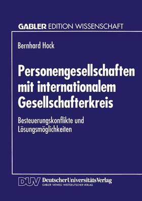 Personengesellschaften mit internationalem Gesellschafterkreis | Buch |  Sack Fachmedien