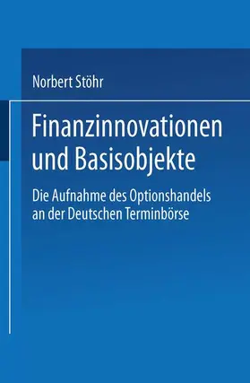  Finanzinnovationen und Basisobjekte | Buch |  Sack Fachmedien