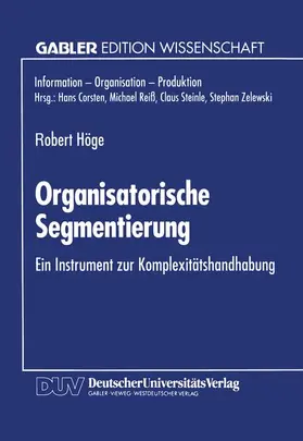  Organisatorische Segmentierung | Buch |  Sack Fachmedien