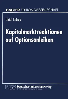  Kapitalmarktreaktionen auf Optionsanleihen | Buch |  Sack Fachmedien