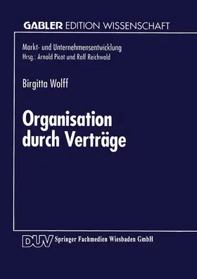  Organisation durch Verträge | Buch |  Sack Fachmedien