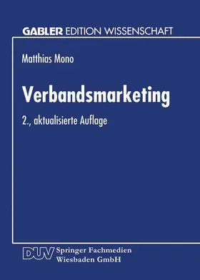 Mono |  Verbandsmarketing | Buch |  Sack Fachmedien