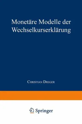  Monetäre Modelle der Wechselkurserklärung | Buch |  Sack Fachmedien