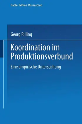  Koordination im Produktionsverbund | Buch |  Sack Fachmedien