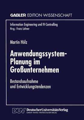  Anwendungssystem-Planung im Großunternehmen | Buch |  Sack Fachmedien