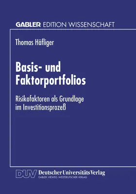  Basis- und Faktorportfolios | Buch |  Sack Fachmedien