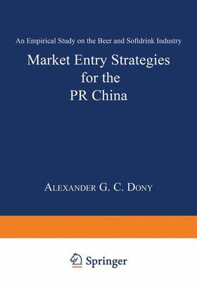  Market Entry Strategies for the PR China | Buch |  Sack Fachmedien