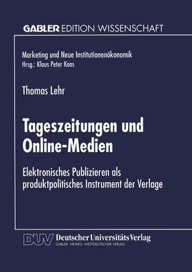  Tageszeitungen und Online-Medien | Buch |  Sack Fachmedien