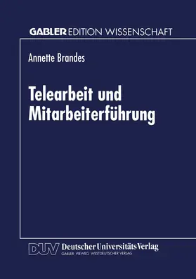  Telearbeit und Mitarbeiterführung | Buch |  Sack Fachmedien