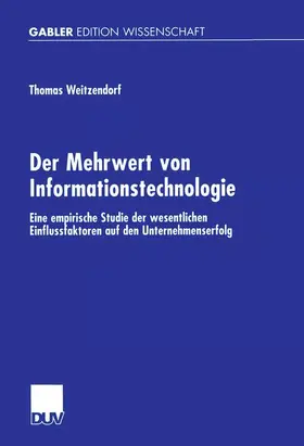  Der Mehrwert von Informationstechnologie | Buch |  Sack Fachmedien