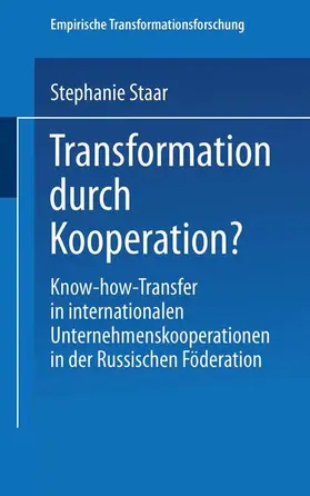 Staar |  Transformation durch Kooperation? | Buch |  Sack Fachmedien