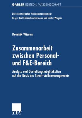 Wierum | Zusammenarbeit zwischen Personal- und F&E-Bereich | Buch | 978-3-8244-7440-0 | sack.de