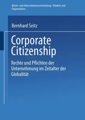 Seitz |  Corporate Citizenship | Buch |  Sack Fachmedien