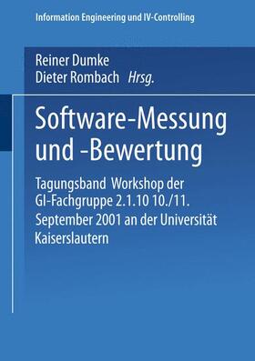 Rombach / Dumke |  Software-Messung und -Bewertung | Buch |  Sack Fachmedien