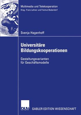 Hagenhoff |  Universitäre Bildungskooperationen | Buch |  Sack Fachmedien