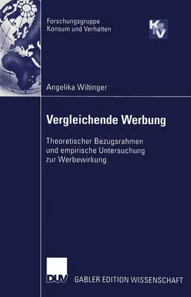 Wiltinger |  Vergleichende Werbung | Buch |  Sack Fachmedien