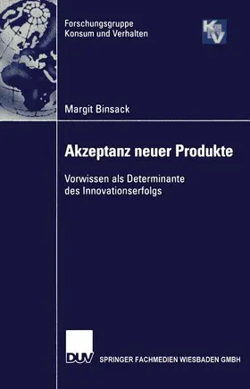 Binsack |  Akzeptanz neuer Produkte | Buch |  Sack Fachmedien