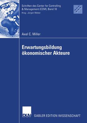 Miller |  Erwartungsbildung ökonomischer Akteure | Buch |  Sack Fachmedien