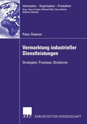 Downar |  Downar, P: Vermarktung industrieller Dienstleistungen | Buch |  Sack Fachmedien
