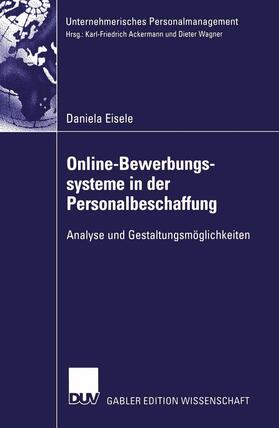 Eisele |  Online-Bewerbungssysteme in der Personalbeschaffung | Buch |  Sack Fachmedien