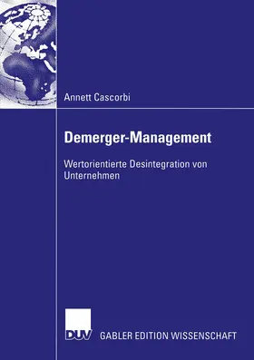 Cascorbi |  Demerger-Management | Buch |  Sack Fachmedien