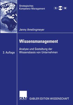 Amelingmeyer |  Wissensmanagement | Buch |  Sack Fachmedien