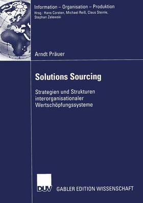Präuer |  Präuer, A: Solutions Sourcing | Buch |  Sack Fachmedien