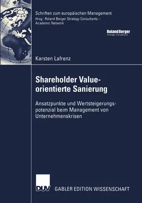 Lafrenz |  Shareholder Value-orientierte Sanierung | Buch |  Sack Fachmedien