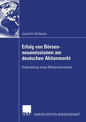 Schwarz |  Erfolg von Börsenneuemissionen am deutschen Aktienmarkt | Buch |  Sack Fachmedien