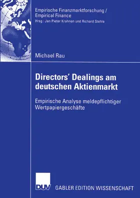 Rau |  Directors¿ Dealings am deutschen Aktienmarkt | Buch |  Sack Fachmedien