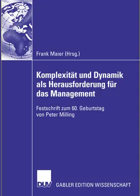 Maier |  Komplexität und Dynamik als Herausforderung für das Management | Buch |  Sack Fachmedien