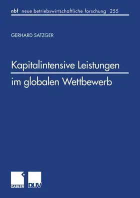  Kapitalintensive Leistungen im globalen Wettbewerb | Buch |  Sack Fachmedien