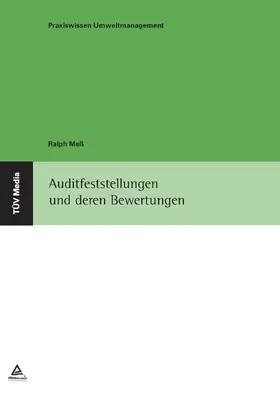 Meß |  Auditfeststellungen und deren Bewertungen | eBook | Sack Fachmedien