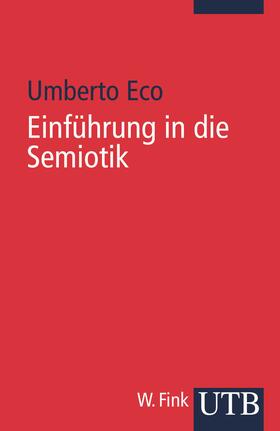 Eco |  Einführung in die Semiotik | Buch |  Sack Fachmedien