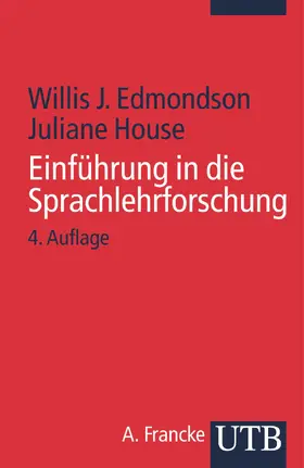 Edmondson / House |  Einführung in die Sprachlehrforschung | Buch |  Sack Fachmedien