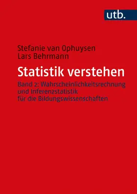 van Ophuysen / Behrmann |  Statistik verstehen, Band 2 | Buch |  Sack Fachmedien