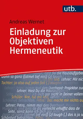 Wernet |  Einladung zur Objektiven Hermeneutik | Buch |  Sack Fachmedien