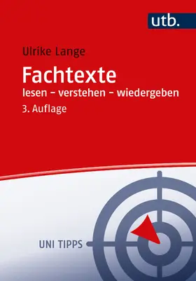 Lange |  Fachtexte lesen - verstehen - wiedergeben | Buch |  Sack Fachmedien