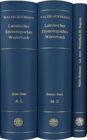 Walde / Hofmann |  A - L | Buch |  Sack Fachmedien