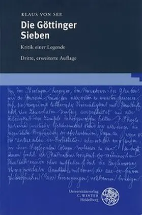 See |  Die Göttinger Sieben | Buch |  Sack Fachmedien