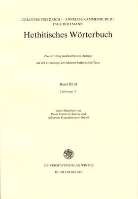 Friedrich / Kammenhuber |  Hethitisches Wörterbuch | Buch |  Sack Fachmedien