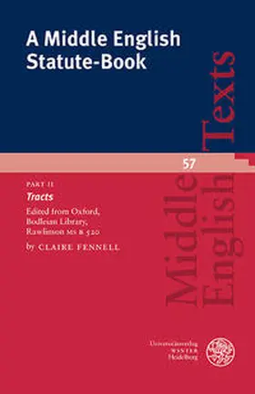 Fennell |  A Middle English Statute-Book | Buch |  Sack Fachmedien