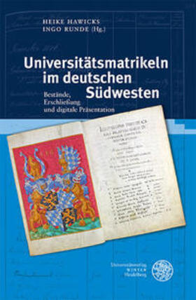 Hawicks / Runde |  Universitätsmatrikeln im deutschen Südwesten | Buch |  Sack Fachmedien