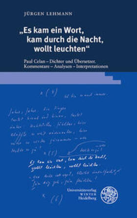 Lehmann / May / Rudtke |  "Es kam ein Wort, kam durch die Nacht, wollt leuchten" | Buch |  Sack Fachmedien